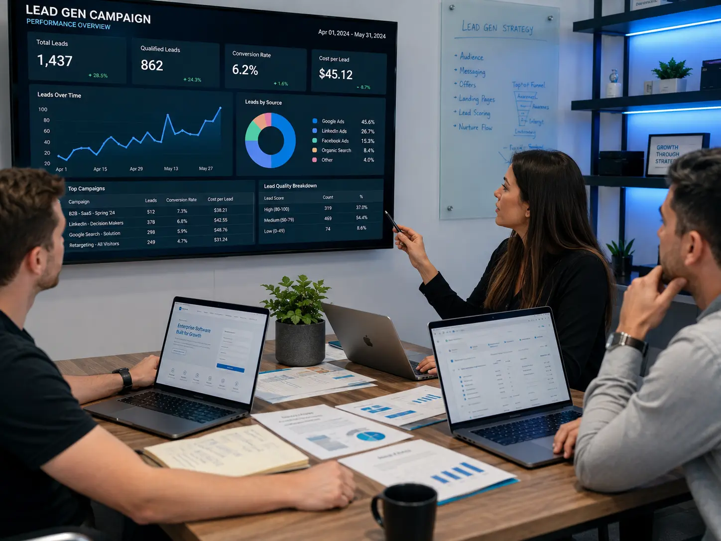 Sample lead generation campaign case study